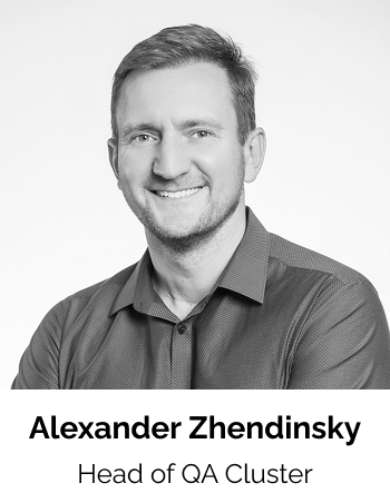 Alexander Zhendinsky - Head of QA Cluster