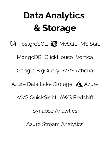 Data Analytics Storage