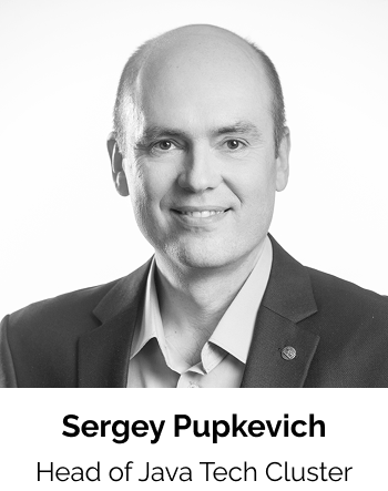 Sergey Pupkevich - Head of Java Tech Cluster