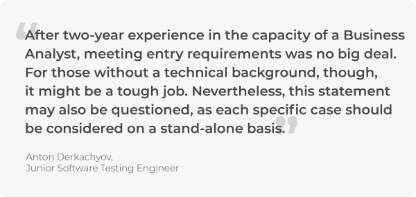 QA training expert opinion