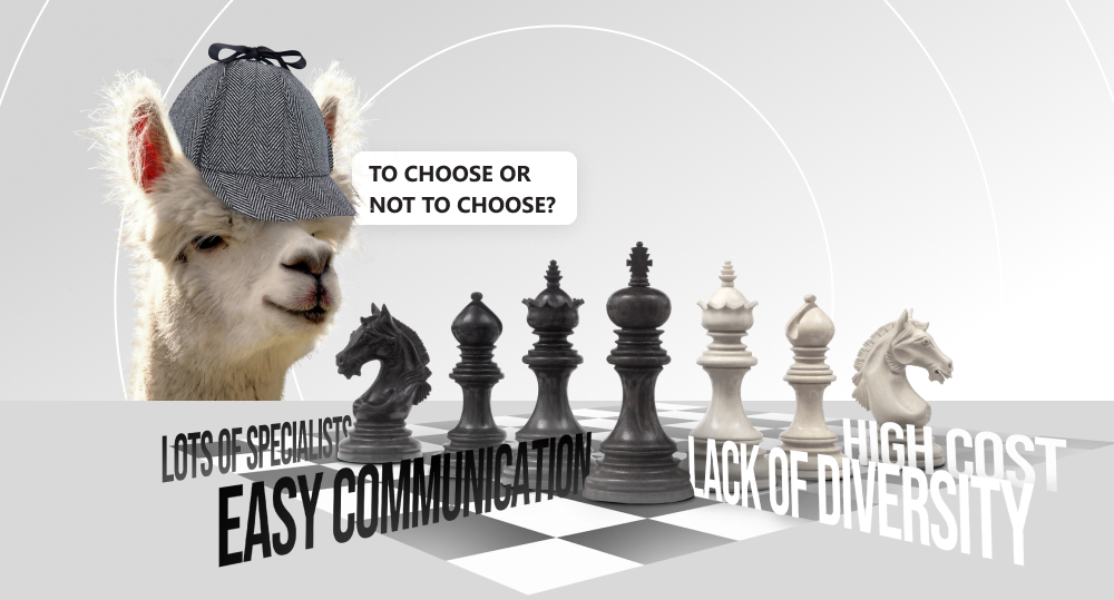 lama play chess