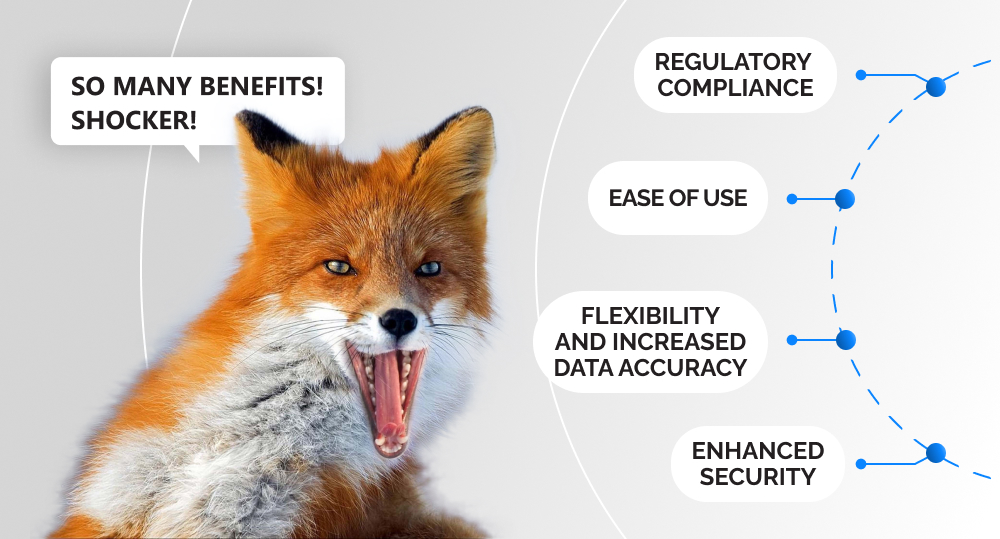 Fox is excited about list of static data masking benefits.